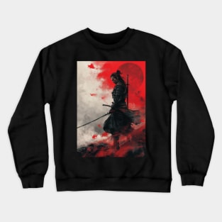 Samurai Red Crewneck Sweatshirt